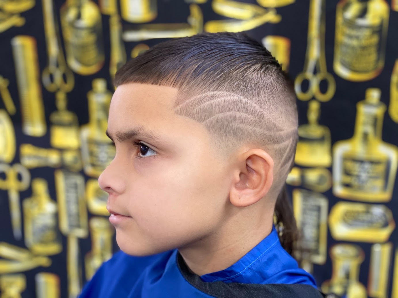 Barbershop haircut showcase